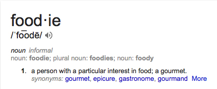Foodie_definició